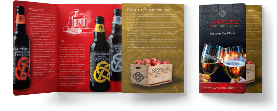 Stonewell Double Gate Fold Brochure 1 - Stonewell Cider