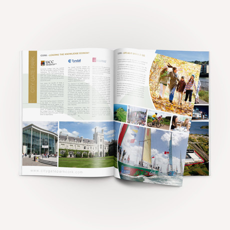 Forza! design agency Cork provided brochure design for JCD City Gate Cork