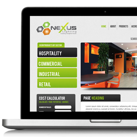 Forza! web and graphic design agency Cork created a responsive website for Nexus