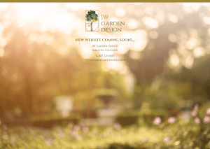 JWGardenDesign LandingPage v