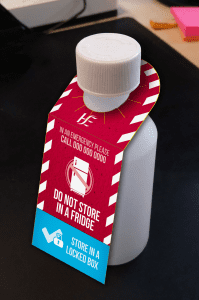Children and Methadone Tags Mockup Option