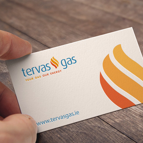 Forza! branding agency Cork provided new brand identity for the company, along with a supporting logo tagline for Tervas Gas