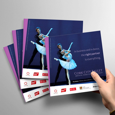 Forza! design agency in Cork provided Cork City Ballet – Website and Brochure design