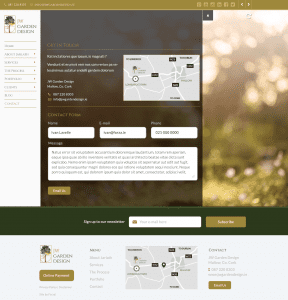 JW Landscapes website V