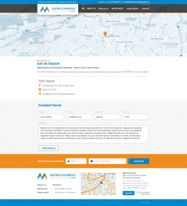 PatrickMurphy Website v contactpage