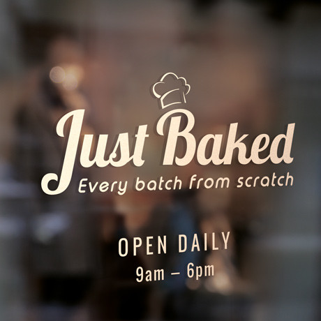 Forza! branding design agency in Cork did a branding design package for Just Baked