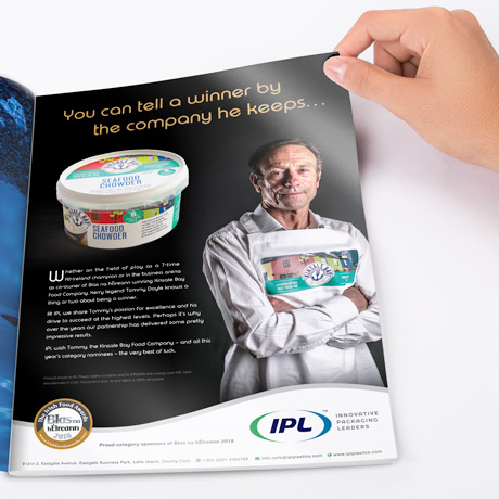 Forza! Creative agency in Cork did brochure designs for trade advertising for IPL