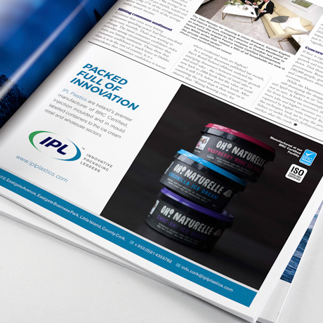 Forza! Creative agency in Cork did brochure designs for trade advertising for IPL